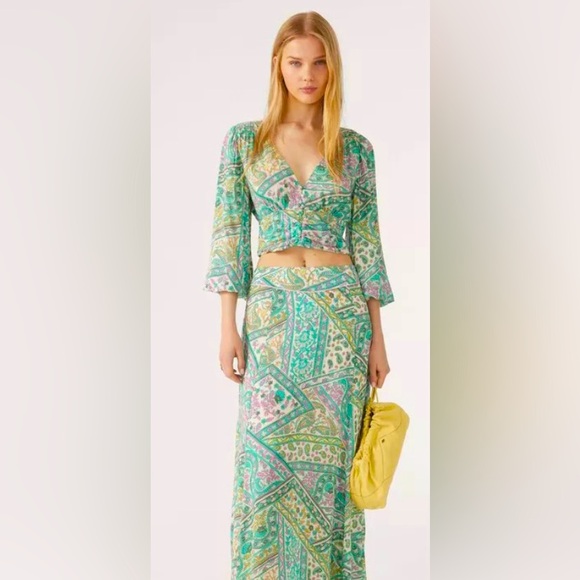 NWT BA&SH FINKA CROPPED TOP SIZE XS - Picture 2 of 11